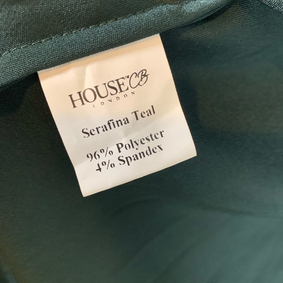 House of CB Serafina Satin Maxi Dress Size Medium - Picture 8 of 11